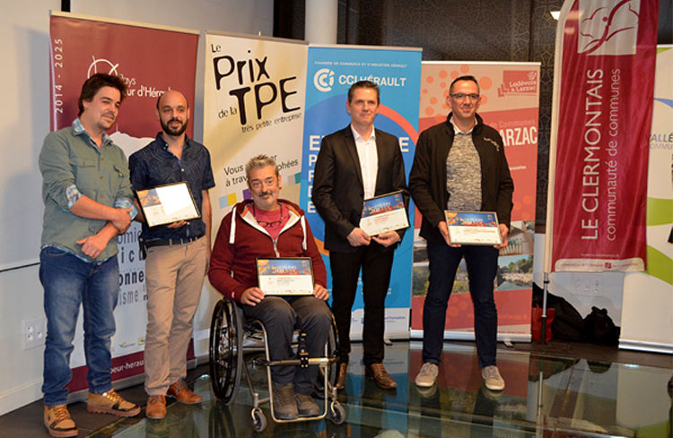 Les lauréats du 15ème Prix de la TPE en Coeur d'Hérault